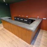 Fabrication d'un comptoir en zinc pour un restaurant à Beaujeu (69430)